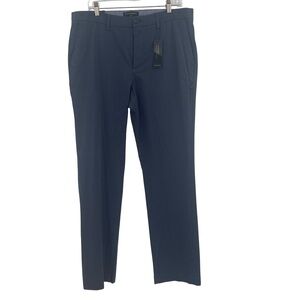 ✨NWT Men's Navy Pinstriped Slim Fit Slacks Pants 35x32